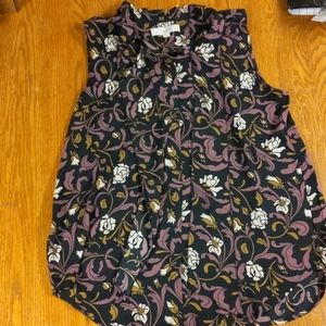 Loft pattern blouse sleeveless